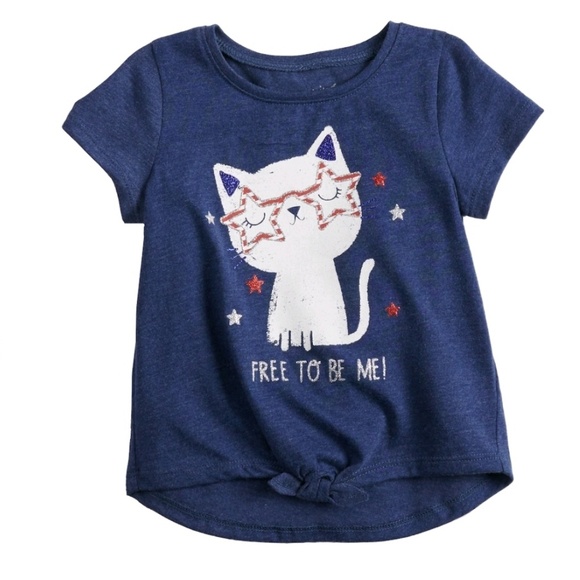 jumping beans Other - Jumping Beans Baby Girl Knot-Front Top, 18 Months